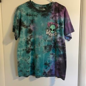 Tye dye alien shirt by thirty single